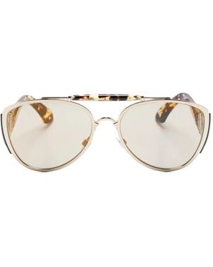 Burberry Pilot-Frame Sunglasses - Natural
