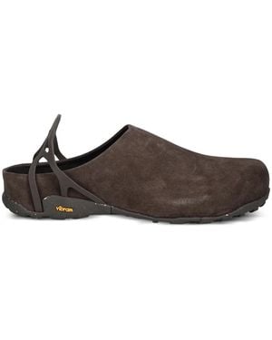 ROA Fedaia Suede Back-Strap Mules - Brown