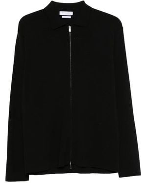Daniele Fiesoli Zip-Up Wool Cardigan - Black