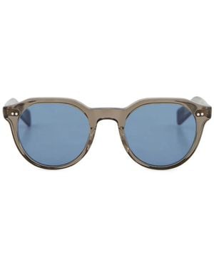 Eyevan 7285 Round-Frame Sunglasses - Blue