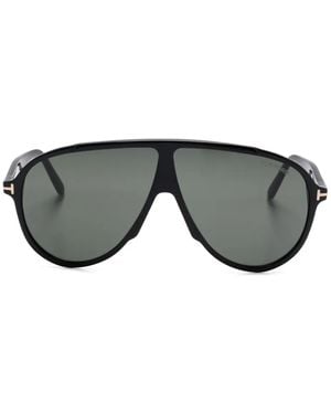Tom Ford Pilot-Frame Sunglasses - Grey