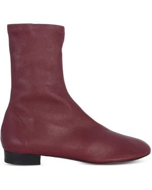 Neous Botas Antes de piel - Morado