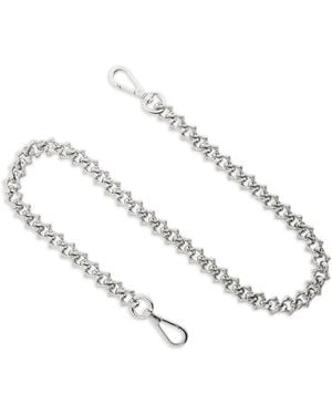 Emanuele Bicocchi Sharp Portemonnee Met Ketting - Wit