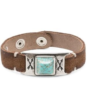 Eraldo Bracelet En Daim À Ornements - Multicolour