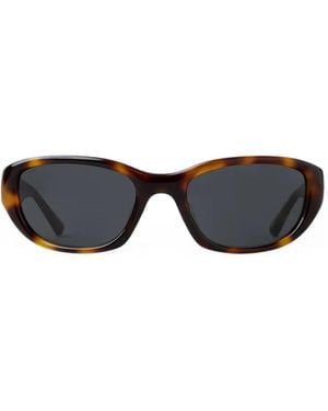 LIE STUDIO The Matteo Sonnenbrille Mit Eckigem Gestell - Schwarz