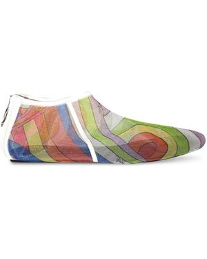 PUCCI Stivaletti Con Stampa Iride - Verde