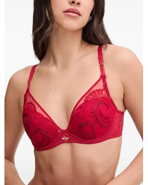 Chantelle Bh Met Geborduurd Detail - Rood