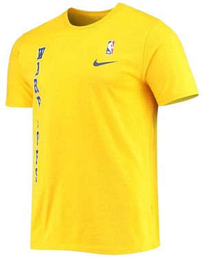 Nike Nba Gs Warriors T-Shirt - Yellow