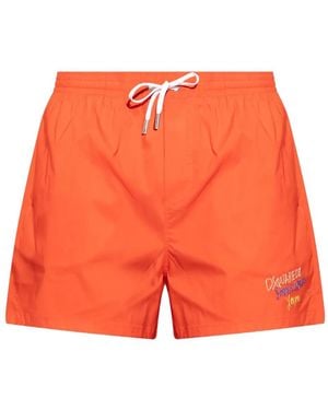 DSquared² Summer Lovers Badeshorts - Orange