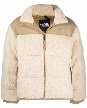 The North Face Sherpa Nuptse High-neck Puffer Jacket - Natural