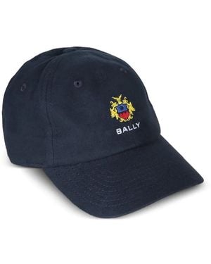 Bally Casquette À Logo Brodé - Blue