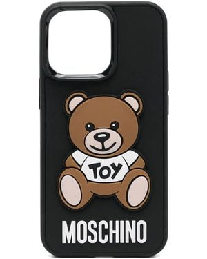 Moschino Teddy Bear Iphone 13 Pro Case - Black