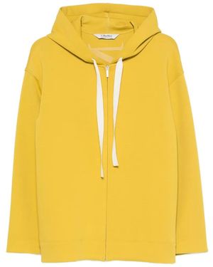 Max Mara Zip-Up Sweatshirt - Yellow