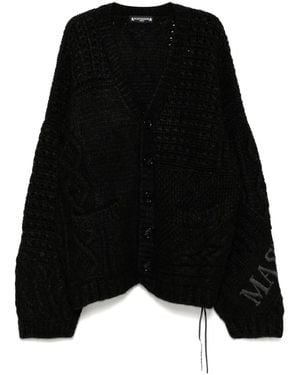 MASTERMIND WORLD ロゴ カーディガン - ブラック