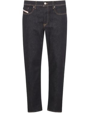 DIESEL Logo-Patch Jeans - Blue