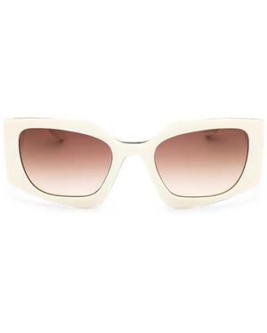 Marc Jacobs Logo-Print Sunglasses - White