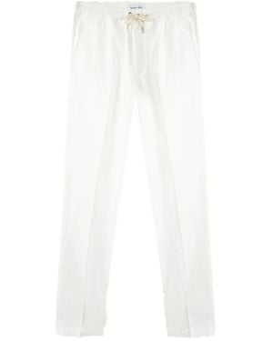 Maison Labiche Drawstring Trousers - White