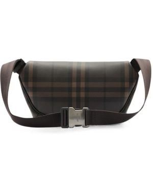 Burberry City Check Belt Bag - Grey