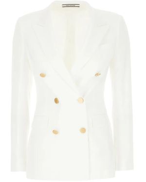 Tagliatore Double-Breasted Blazer - White