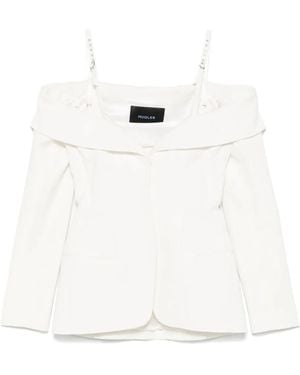 Mugler Jackets - White