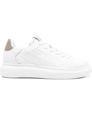 Just Cavalli Embossed Trainers - White