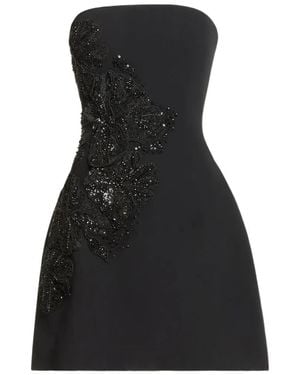 Elie Saab Sequin-Embellished Mini Dress - Black