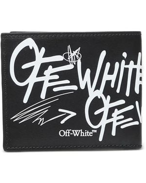 Off-White c/o Virgil Abloh Logo-Detail Bifold Wallet - Black