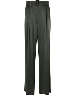 Zimmermann Pleated Belted Pants - Green