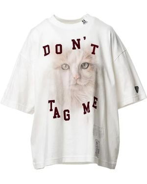 Maison Mihara Yasuhiro Cat-Printed T-Shirt - White