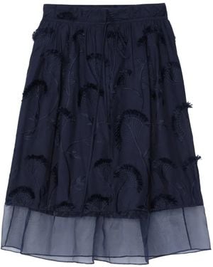 3.1 Phillip Lim Gelaagde Midi-Rok - Blauw