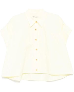 Low Classic Curved Hem Shirt - White
