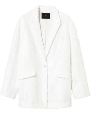 Twinset Sequined Blazer - White