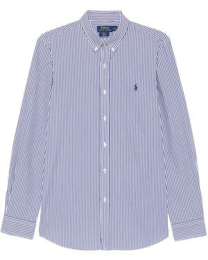 Polo Ralph Lauren Striped Button-Down Shirt - Purple