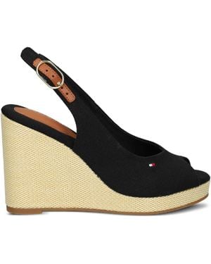 Tommy Hilfiger Leather Sandals - Metallic