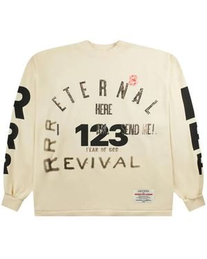 RRR123 Revival Long-Sleeve Sweatshirt - Natural
