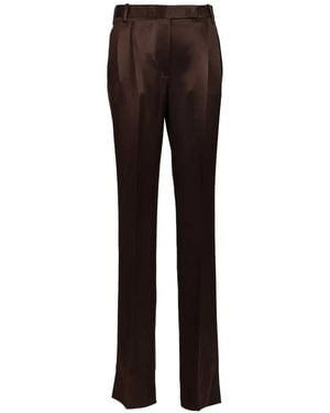 Tom Ford Pleated Trousers - Brown