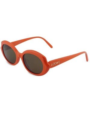 Loewe Sonnenbrille Mit Rundem Gestell - Pink