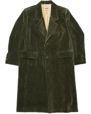 Uma Wang Celia Buttoned Coat - Green