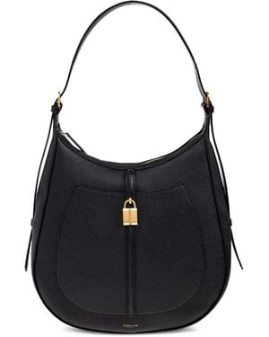 DeMellier London Siena レザーショルダーバッグ S - ブラック