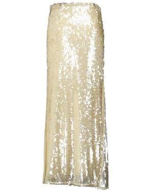 Altuzarra Falda Midi Linnie Con Lentejuelas - Blanco