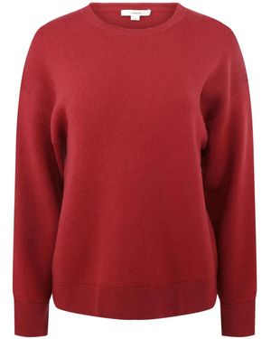 Vince Jersey Con Cuello Redondo - Rojo