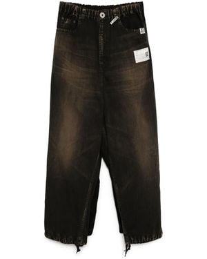 Maison Mihara Yasuhiro Double Layer Trousers - Black