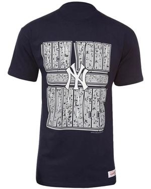 Mitchell & Ness New York Yankees Graphic-Print T-Shirt - Blue