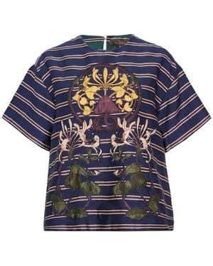 Biyan Striped Blouse - Blue
