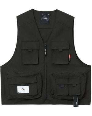 Izzue Chest-Pocket Gilet - Black