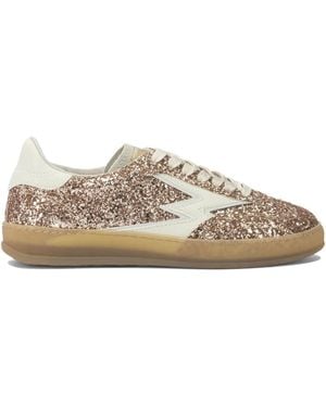 Moa Concept Sneakers mit Glitter-Applikation - Braun