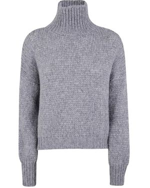 Nuur Pull À Col Roulé - Gris