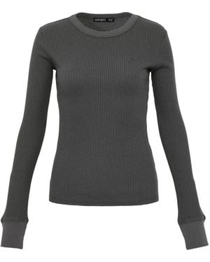 OPEN YY Waffle T-Shirt - Black