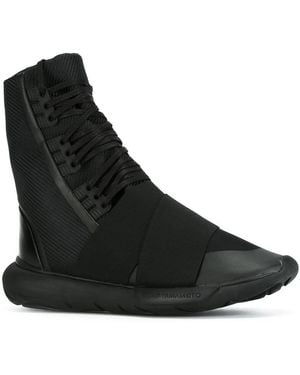 Y-3 'qasa Boot' Hi-tops - Black