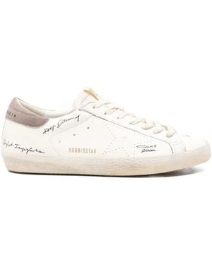 Golden Goose Super-Star Trainers - White